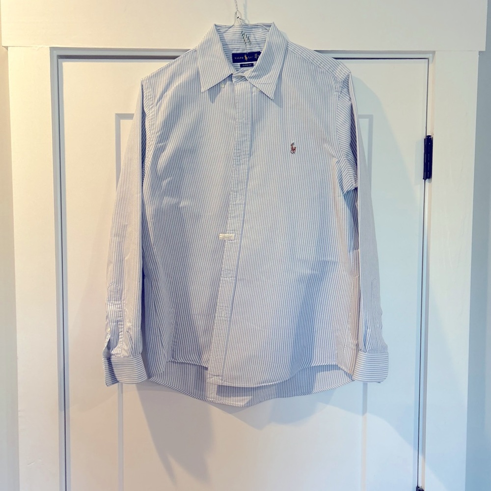 Ralph Lauren classic fit striped shirt.